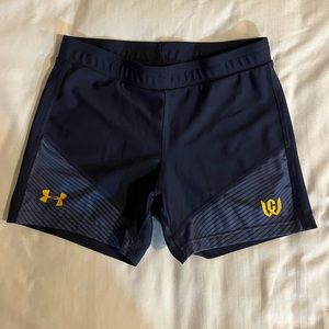 Under Armour Navy Spandex Shorts